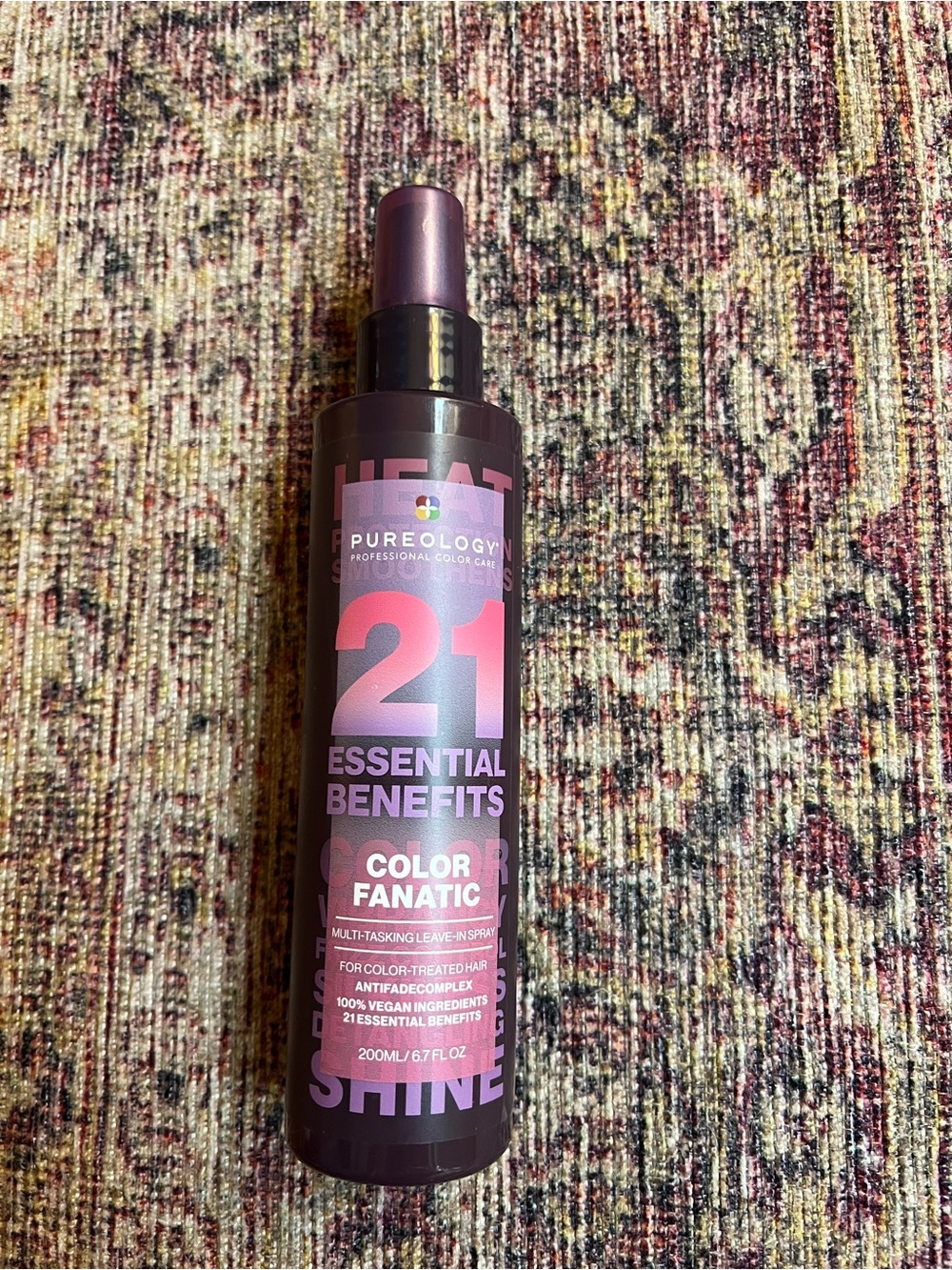 Pureology Color Fanatic Leave-In Spray - Plum Purple Bottle
